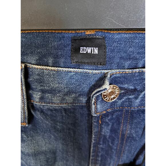 EDWIN Avery Pretender Medium Wash Women's Flared Denim Jeans Sz 31 NWT - Picture 4 of 7